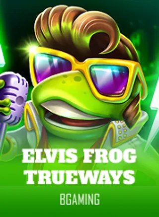 Elvis Frog TRUEWAYS – AllySpin Okładka slotu Elvis Frog TRUEWAYS w lobby Ally Spin casino